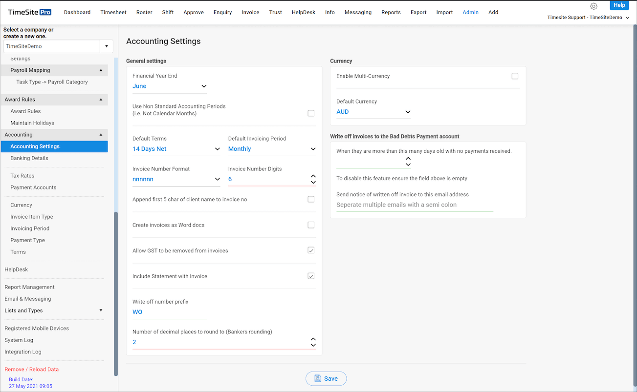 configuration acounting