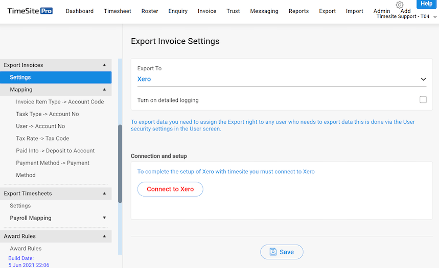 Xero Invoice
