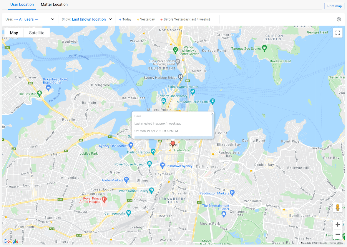 dashboard GPS