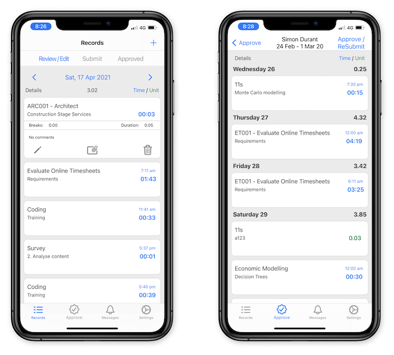 Timesite Pro Mobile Timesheet App
