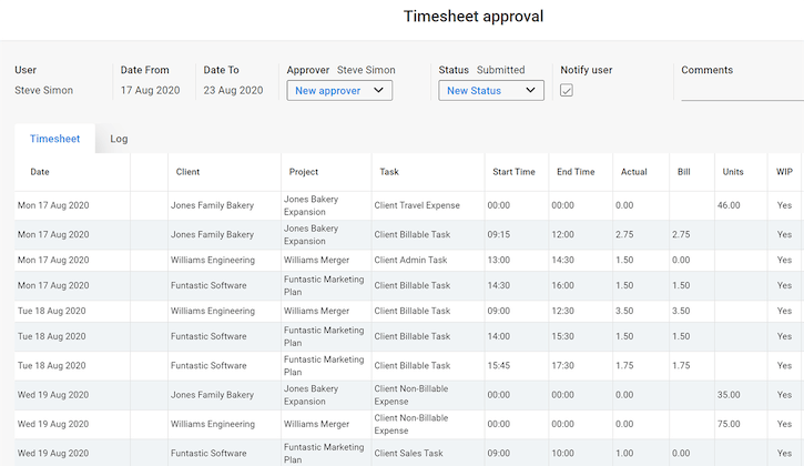 Timesheet and Track expenses